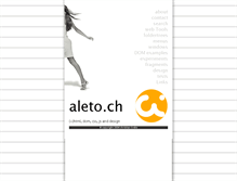 Tablet Screenshot of aleto.ch